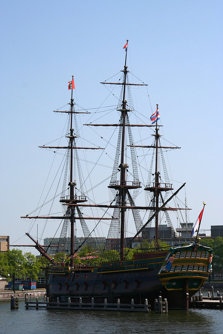 Amsterdam, Maritime Museum, Eastindiaman Amsterdam