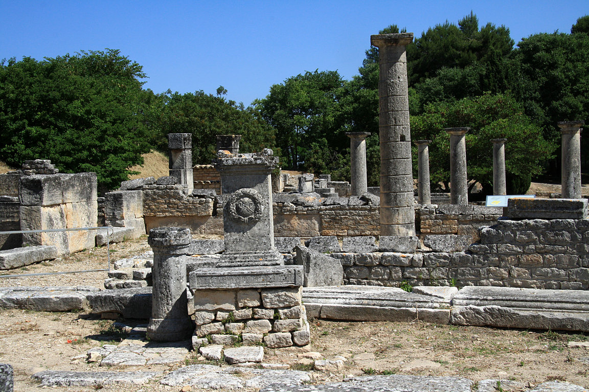 vykopvky mskho msta Glanum (pobl Saint-Rmy-de-Provence)